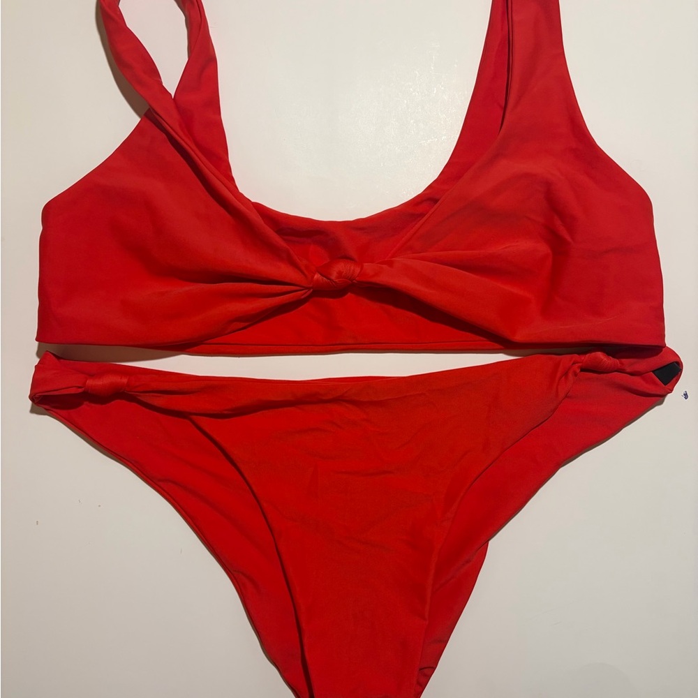 Blackbough Red Knot Bikini Set